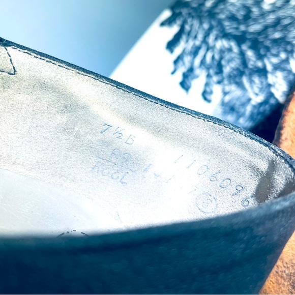 🖤 Vintage 🖤 Black Grosgrain Satin Cross Strap Mary Jane Heels Rhinestone 7 1/2 - Picture 10 of 10